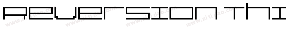 Reversion Thin字体转换